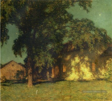 Summer Night No 2 paysage Willard Leroy Metcalf Peinture à l'huile